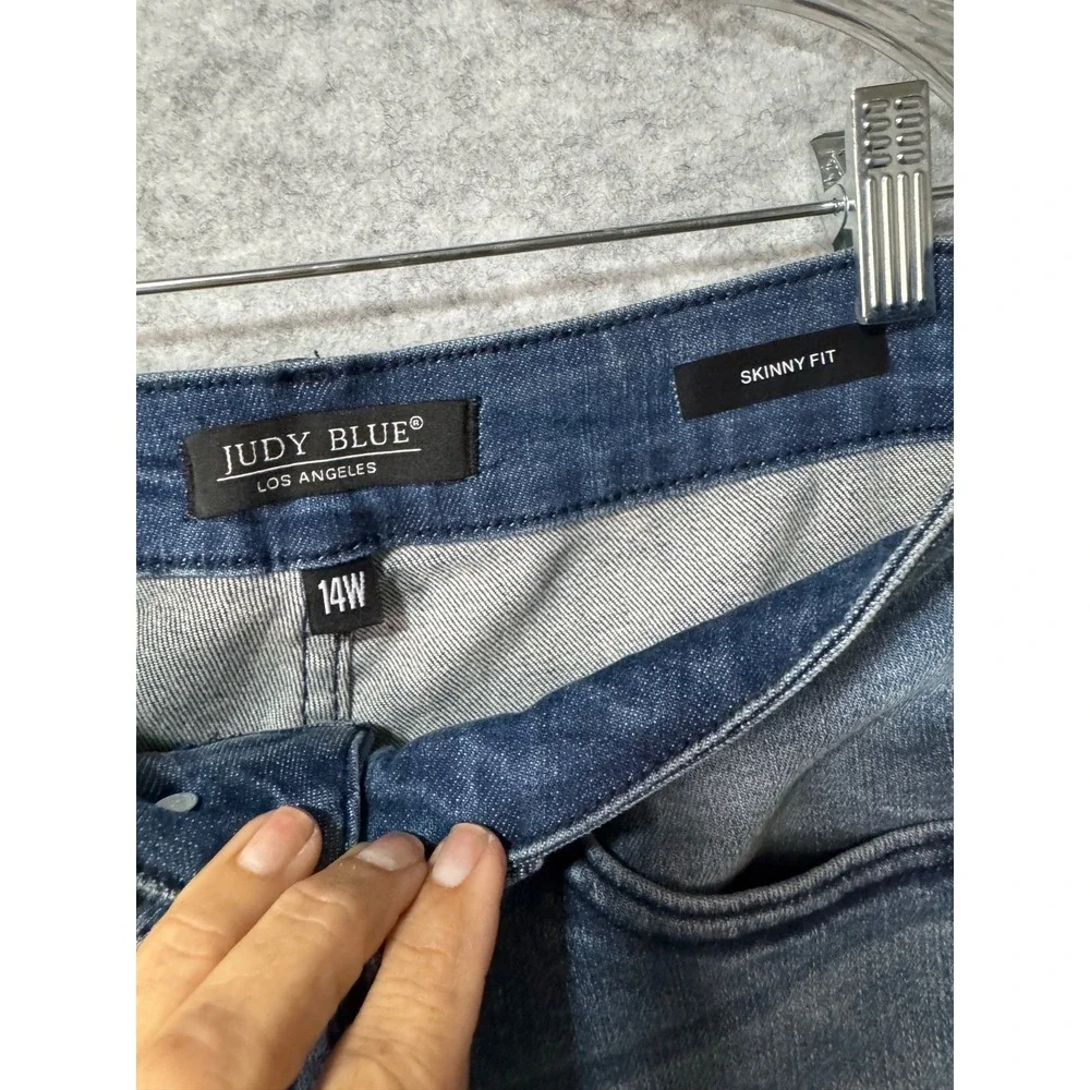 Judy Blue Skinny Jeans Womens Size 1/25 Blue Stretch Denim Mid rise